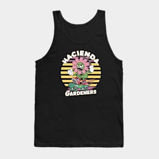 Synthwave Punk Skater Flower Cartoon Tank Top